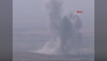 Peşmerge Güçleri IŞID Hedeflerini bombalıyor