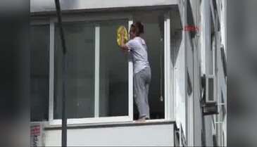 Adana'da ölümüne temizlik