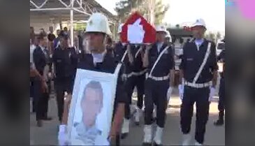 Osmaniye şehidini uğurladı