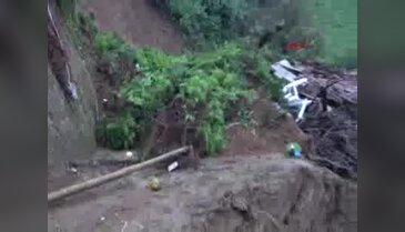 Rize'de heyelan: 2 ölü