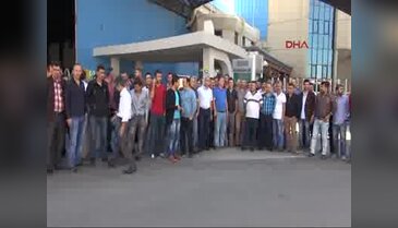 Gaziantep'te TMSF'ye devredilen holding çalışanlarının eylemi sürüyor