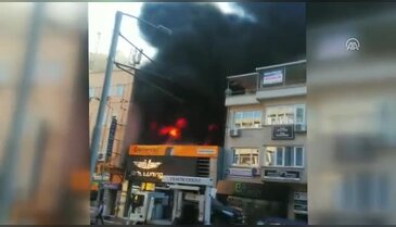 Bursa'da oto lastikçide korkutan yangın - 4