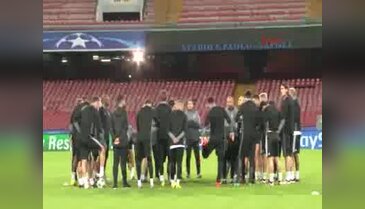 Beşiktaş, Napoli maçının hazırlıklarını tamamladı