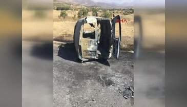 PKK korucuları taşıyan minibüse roketatarla saldırdı: 2 şehit, 2 yaralı