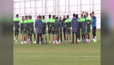 Atiker Konyaspor, Braga maçı hazırlıklarını tamamladı