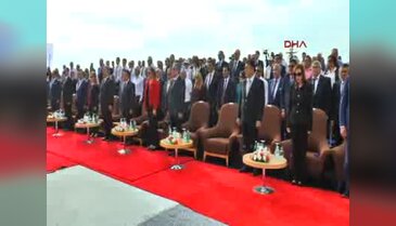 Bakan Arslan, KKTC'de Ercan Havalimanı ek terminalinin temel atma törenine katıldı
