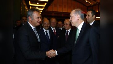 Cumhurbaşkanı Erdoğan, Fikret Orman'ı tebrik etti