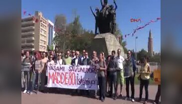 Çevrecilerden '80'inci Madde' eylemi