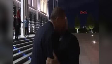 Cumhurbaşkanı Erdoğan, Filistin lideri Abbas'la görüştü