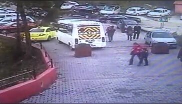 20 öğrenci faciadan döndü: O anlar kamerada