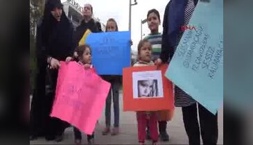 Karabük'te 'Irmak bebek' protestosu