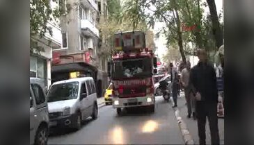 Cihangir'deki yangında ünlü sanatçının elleri yandı