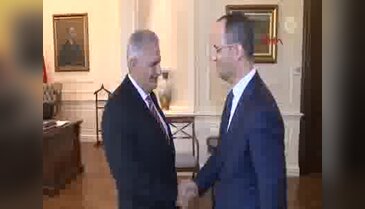 Başbakan Yıldırım, Arnavutluk Sudan Dışişleri Bakanlarını kabul etti