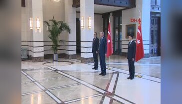 Cumhurbaşkanı Erdoğan'a Letonya Büyükelçisi'nden güven mektubu