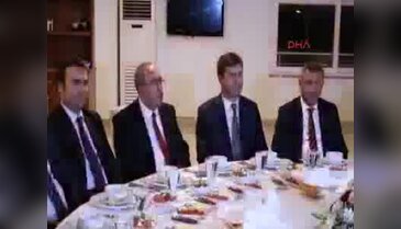 Emniyet Müdürü'ne veda yemeği