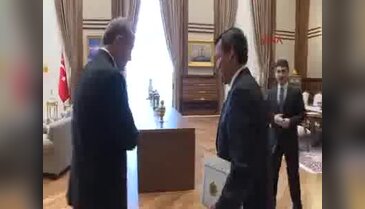 Cumhurbaşkanı Erdoğan, Türkmenistan Dışişleri Bakanı Meredov'u kabul etti