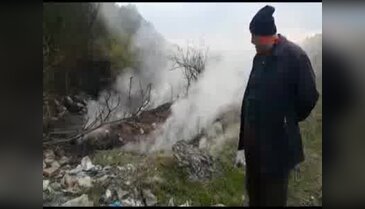 Dilovası'nda eski çöp alanındaki yangın endişe uyandırdı