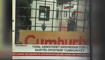 Cumhuriyet gazetesine operasyon Kosova basınında