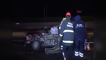 Tünel çıkışında feci kaza!