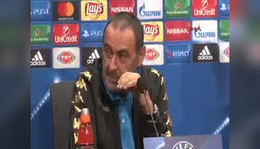 Napoli Teknik Direktörü Maurizio Sarri basın toplantısında konuştu
