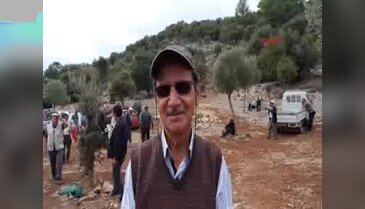 Dalaman'da yağmur duası sırasında sevindiren yağış
