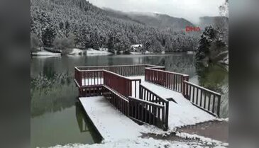 Gölcük'te kar güzelliği