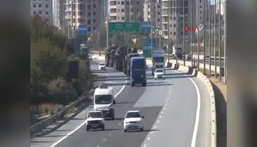 Tank bölüğünün Gaziantep'e intikali başladı