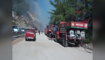 Antalya'da orman yangını