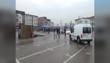 Bursa'da HDP'liler basın açıklaması yaptı!