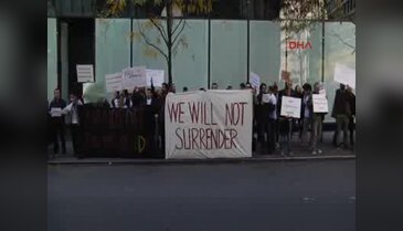 New York'ta HDP'ye destek gösterisi