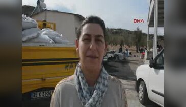 Köylüler dua edip, yağmur istedi