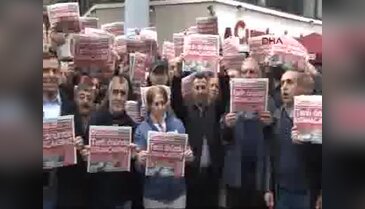 Cumhuriyet Gazetesine destek ziyaretleri