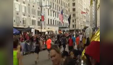 New York Maratonu'nda 50 bin kişi koştu