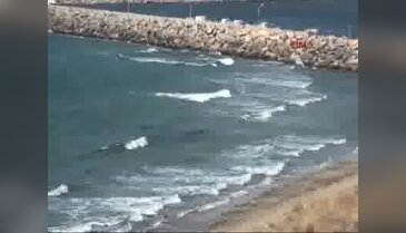 Gökçeada ve Bozcaada'ya ulaşıma lodos engeli