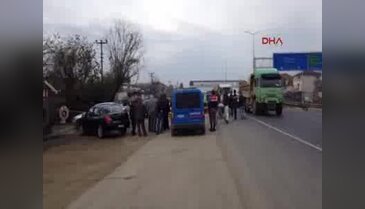 Hendek'ten patlak lastik ve yaralı arkadaşıyla kaçan sürücü, Düzce'de yakalandı