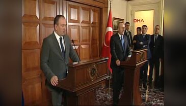 Çavuşoğlu ve Bosna Hersek Dışişleri Bakanı Crnadak basın toplantısı - 2