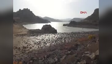 Çanakkale'de kurak yazın ardından barajlar boşaldı