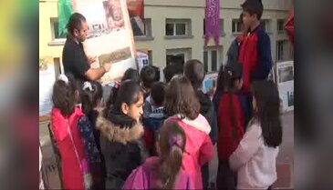 Gaziantepli çocuklar tarihi araştırmayı öğreniyor