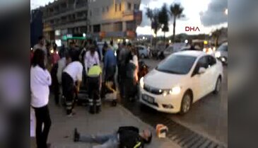 Yarış motosikleti ile otomobil çarpıştı: 2 yaralı