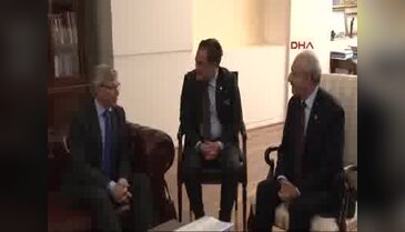 Kılıçdaroğlu, Norveç eski Başbakanı Kjell Magne Bondevik ile görüştü