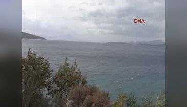 Bodrum'da lodos hayatı olumsuz etkiledi