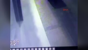 Zonguldak'ta kaza anı güvenlik kamerasında
