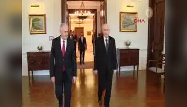 Başbakan Yıldırım, MHP Lideri Bahçeli ile görüştü