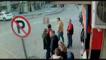 Facia teğet geçti: İşte o anlar
