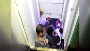 363 kaçak göçmenin yakalanma anı kamerada