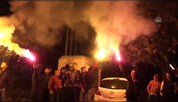 İnegölspor tesislerine yapılan saldırı taraftarlar tarafından protesto edildi