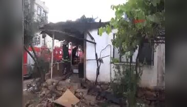 Gecekondu yangını korkuttu