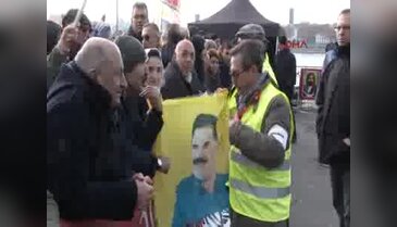PKK yandaşları Almanya'da ortalığı birbirine kattı