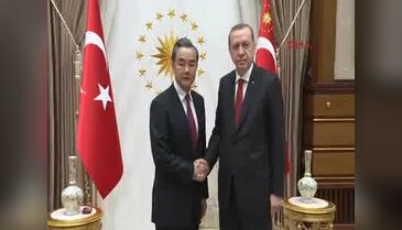 Cumhurbaşkanı Erdoğan, Çin Dışişleri Bakanı ile görüştü