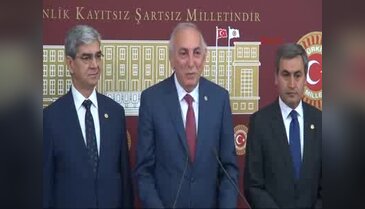 CHP'li Ömer Süha Aldan, Meclis'te düzenlediği basın toplantısında konuştu